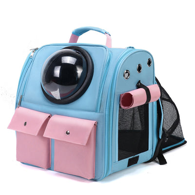 Mochila Transportadora Extensible para Mascotas - Capacidad Grande para Perros y Gatos - Image 4