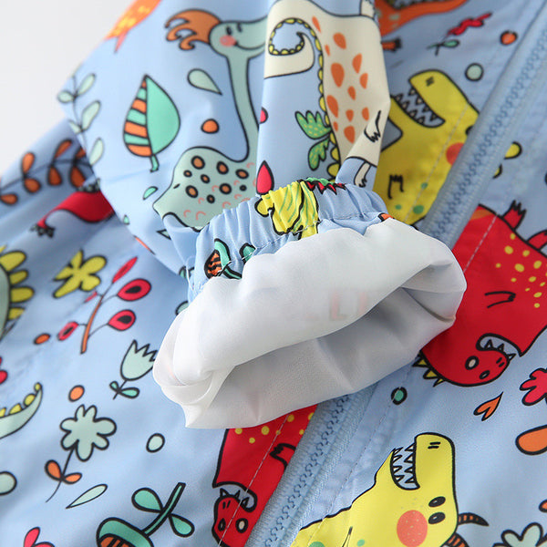 Chaqueta Cortavientos Dinosaurio Infantil