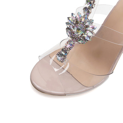 Sandalias Romanas Transparentes Talla Grande con Hebilla Hueca - Image 5