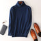 Suéter de Cuello Alto en Cachemira para Hombre - Otoño Invierno