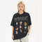Camiseta Retro Estampada con Cachorritos