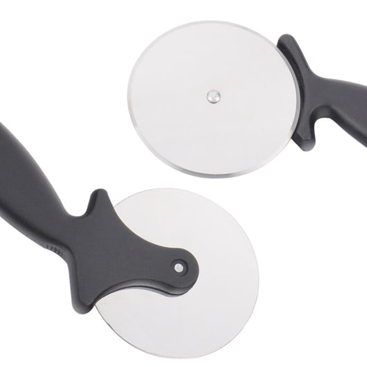 Cortador de Pizza Profesional de Acero Inoxidable con Rueda Rotativa - Image 9