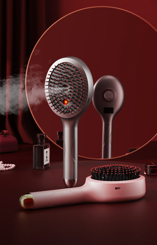 Peine Masajeador Eléctrico con Luz Roja y Vibración - Image 9