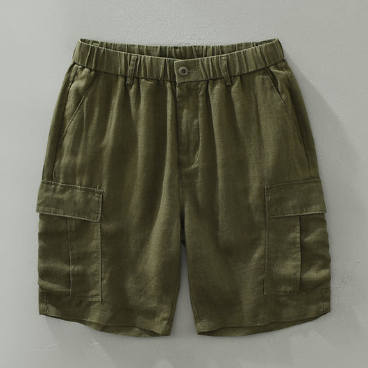Overol Vintage Japonés de Lino Puro para Hombre - Image 11