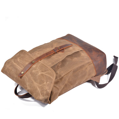 Mochila Impermeable de Lona Resistente para Hombre - Image 10