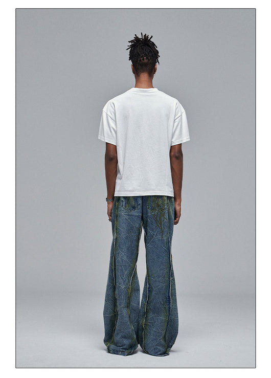 Jeans Anchos Desgastados Estilo Industrial American Street - Image 22