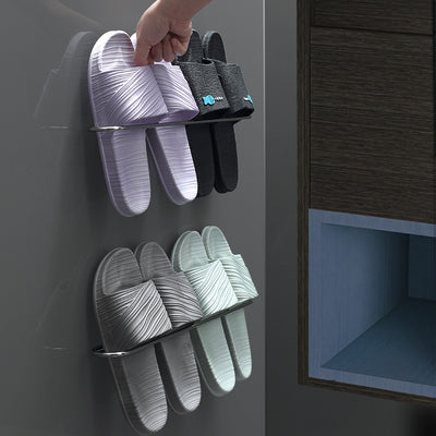 Organizador de Pantuflas y Zapatos sin Perforación - Estante Plegable - Image 12