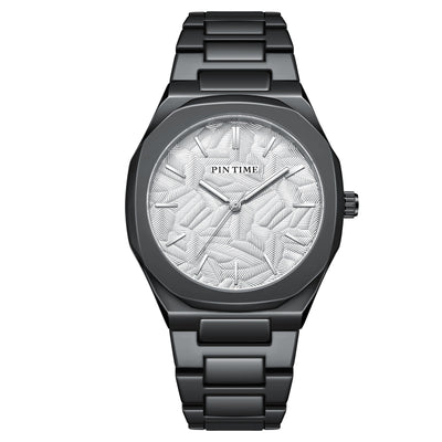 Reloj Impermeable para Hombre con Esfera Grabada en Relieve de Hoja de Palma - Image 35