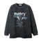 Playera Manga Larga Estampada Money First para Hombre