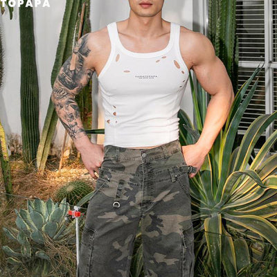 Ropa de Entrenamiento Elástica Ajustada para Hombre - Image 8