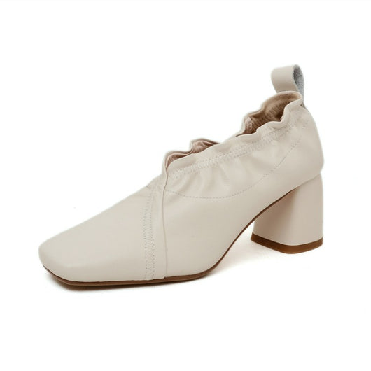 Zapatos Cómodos para Mujer con Tacón Grueso y Punta Cuadrada - Image 3