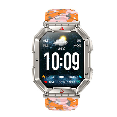 Reloj Inteligente KR82 con Llamadas Bluetooth, Monitor Cardíaco y Presión Arterial - Image 3