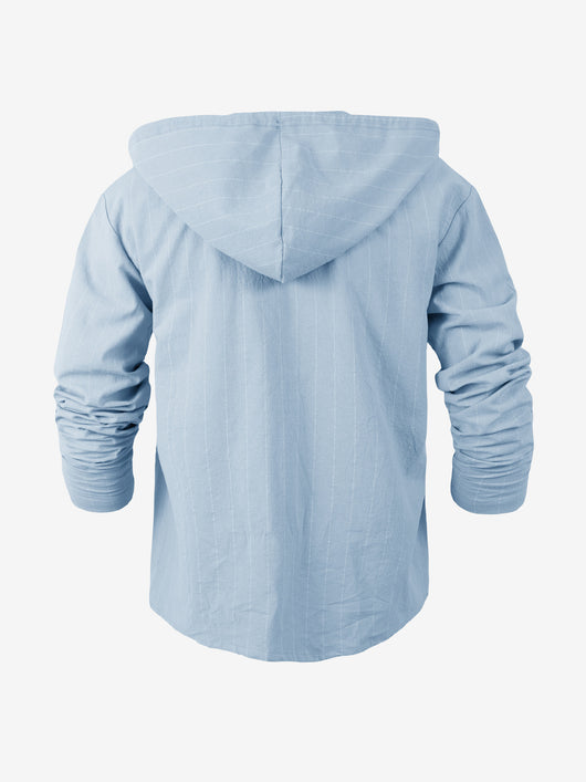Cardigan Slim Fit con Capucha para Hombre - Casual y Versátil - Image 22