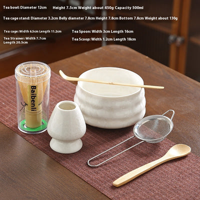 Juego de Té Matcha Kung Fu Estilo Japonés con Acabado Cristalino - Image 15