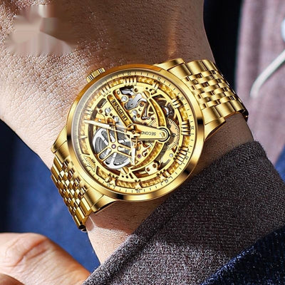 Reloj Mecánico Automático Hueco de Lujo para Hombre