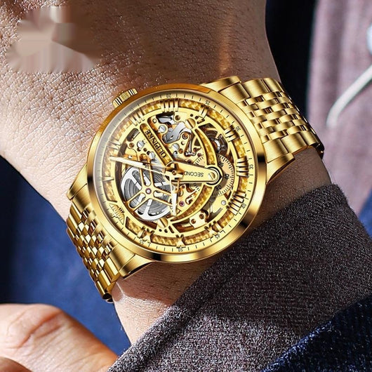 Reloj Mecánico Automático Hueco de Lujo para Hombre