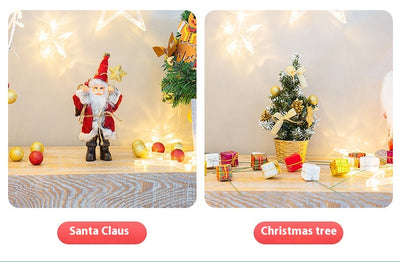 Árbol Navideño Miniatura PVC con Luces LED para Escritorio - Image 21