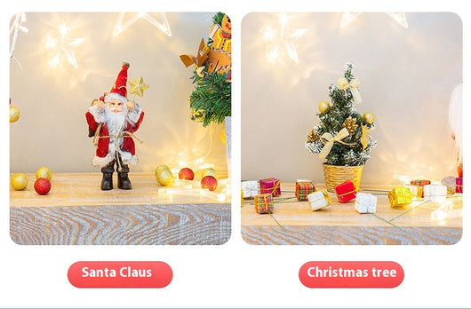 Árbol Navideño Miniatura PVC con Luces LED para Escritorio - Image 21