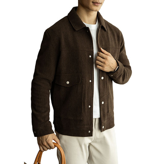 Chaqueta Texturizada Premium para Hombre - Otoño e Invierno - Image 5