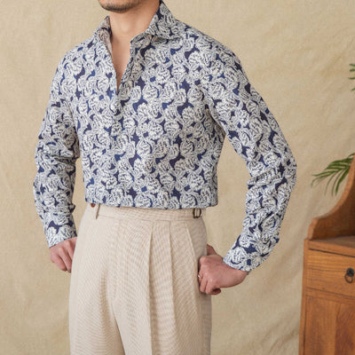 Cardigan Estampado de Manga Larga para Hombre - Image 3