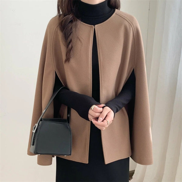 Abrigo de Lana para Mujer - Capa Versátil Otoño