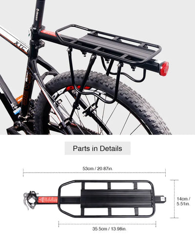 Portaequipajes Trasero de Aluminio para Bicicleta - Image 9