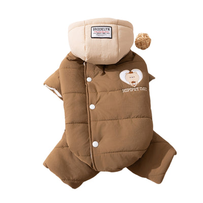 Abrigo Térmico para Corgi con Capucha Removible - Ropa de Invierno para Perros Medianos - Image 16