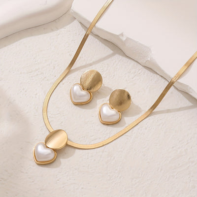 Collar Colgante Corazón Redondo Creativo para Mujer - Image 10