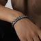 Pulsera Reloj Acero Titanio Triple Fila Hombre