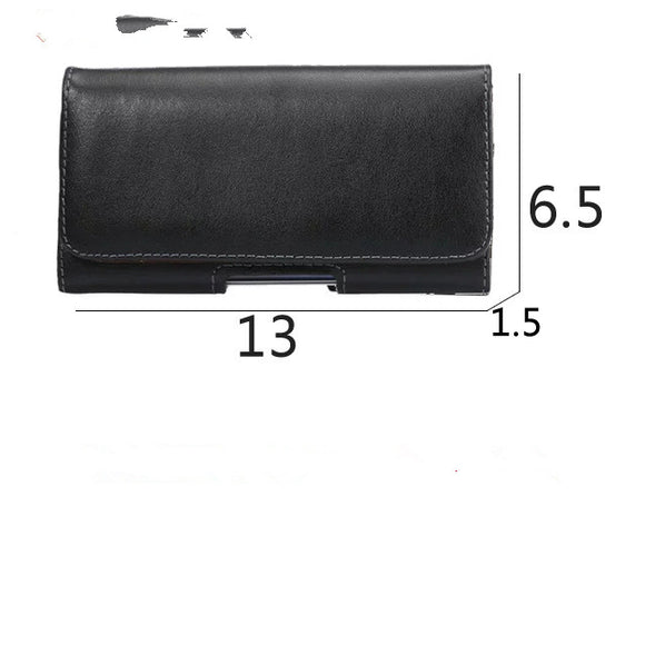 Funda de Cuero Genuino para Teléfono Móvil
