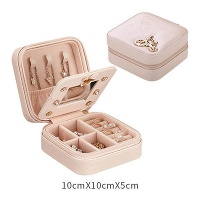 Caja de Almacenamiento Portátil con Cierre de Cremallera para Joyas - Estilo Europeo - Image 13