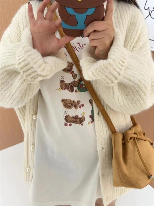 Bolso de Gamuza Marrón con Estilo Retro Minimalista - Image 8