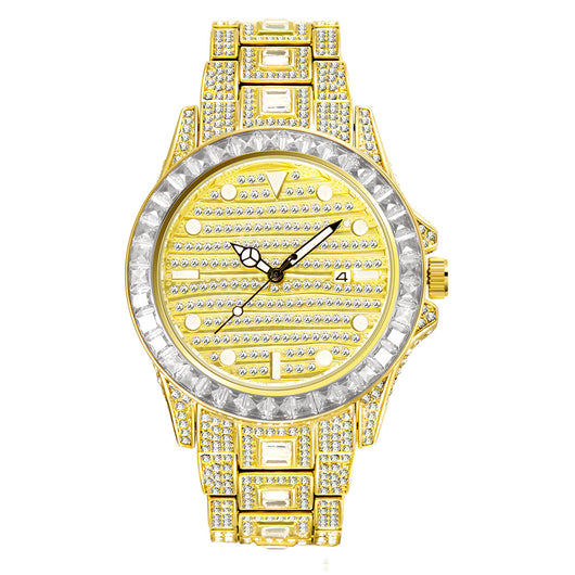 Reloj Inteligente para Hombre Arcoíris Degradado con Diamantes Resistente al Agua - Image 5