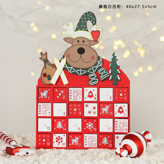 Calendario Navideño de Madera - Decoración Festiva - Image 24