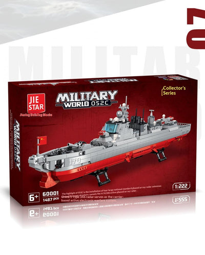 Juego de Construcción Destructor Serie Militar para Niños - Image 13