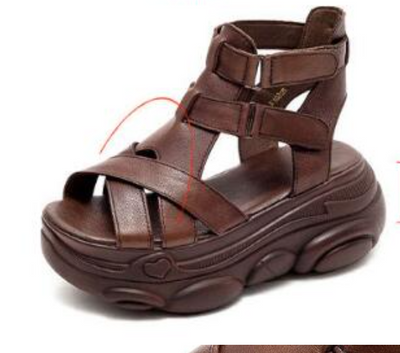 Sandalias Romanas Retro de Tacón Alto - Colección Verano - Image 10