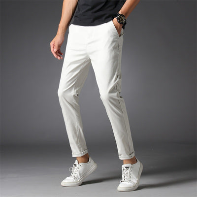 Pantalones Casuales Estilo Coreano Slim Fit - Image 9