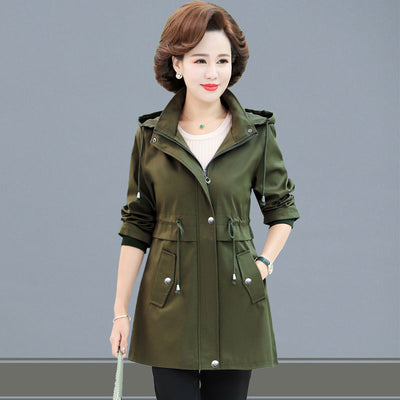 Abrigo Tipo Trench Elegante Largo - Primavera y Otoño - Image 3