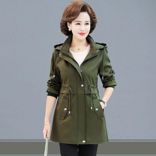 Abrigo Tipo Trench Elegante Largo - Primavera y Otoño - Image 3