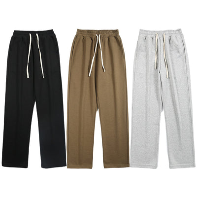 Pantalones Deportivos Grises con Efecto Drapeado para Hombre - Image 4