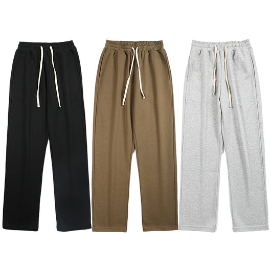 Pantalones Deportivos Grises con Efecto Drapeado para Hombre - Image 4