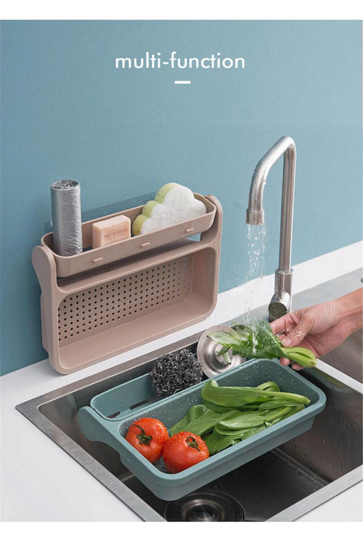 Escurridor de Cocina sin Perforaciones – Organizador Plegable para Frutas y Verduras - Image 9