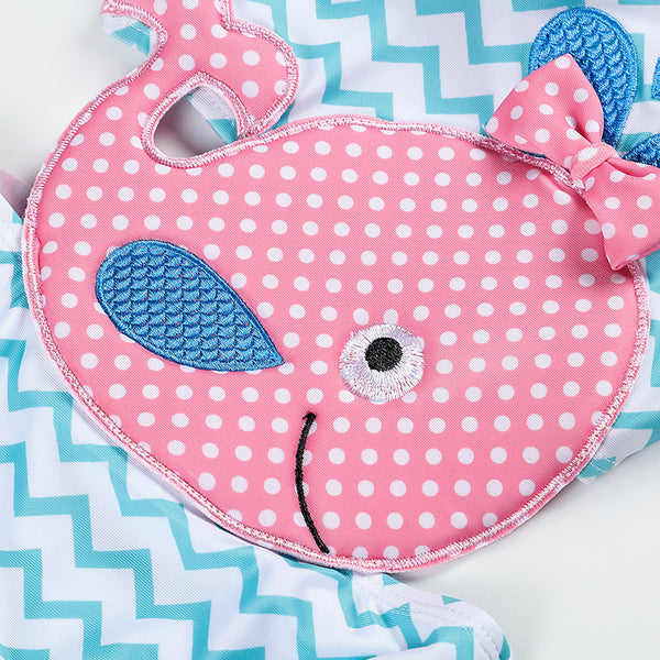 Traje de Baño Infantil Sandía - Bikini Una Pieza Playa Verano Niña