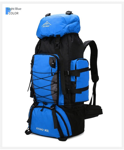 Mochila de Senderismo 90L XIYAHU - Resistente al Agua para Trekking y Camping - Image 37