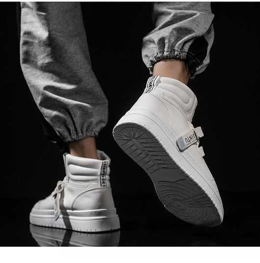 Botines Blancos para Hombre Estilo Coreano - Image 4