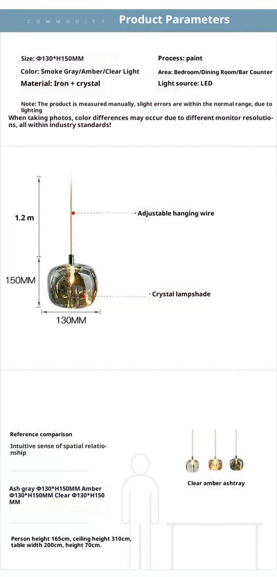 Lámpara de Araña Diseñador Cristal Moderno para Espacios Creativos - Image 16