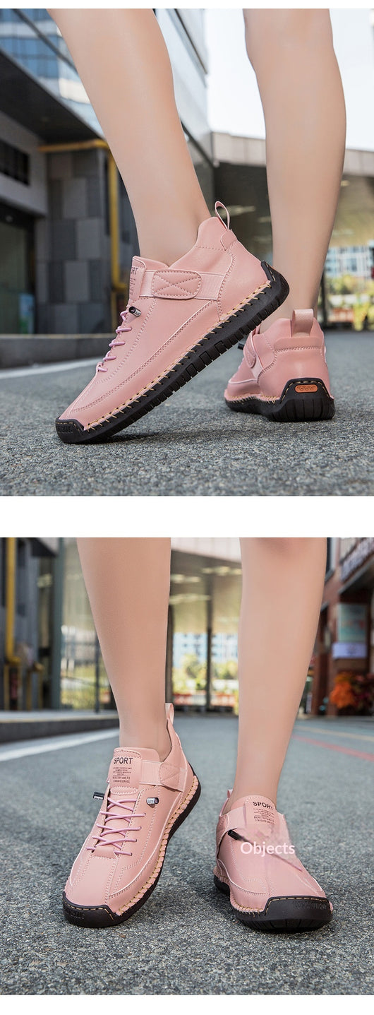 Zapatos Casuales de Otoño-Invierno para Hombre con Suela Plana y Costura a Mano - Image 20
