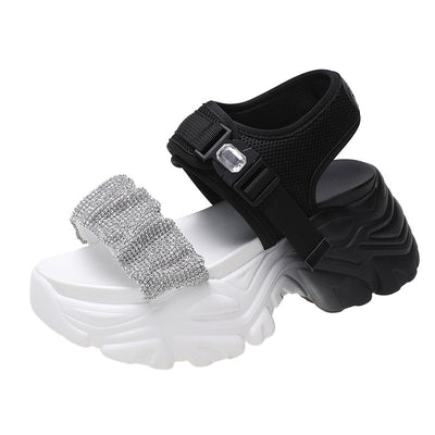 Zapatillas Deportivas Casual con Strass Estilo Romano - Image 3