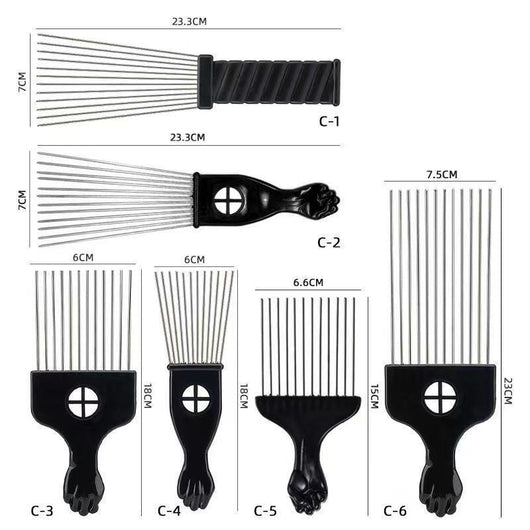 Peine de Acero Portátil para Hombre - Diseño Profesional - Image 2