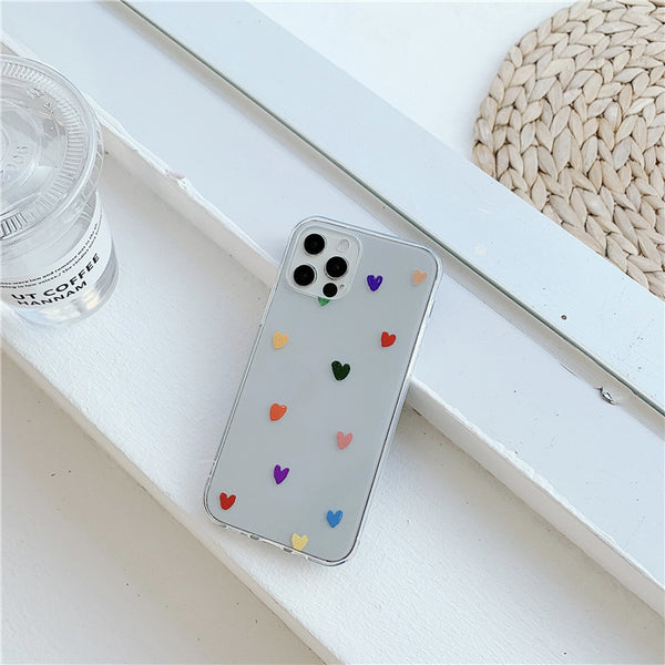 Funda Transparente de Silicona para Móvil Love